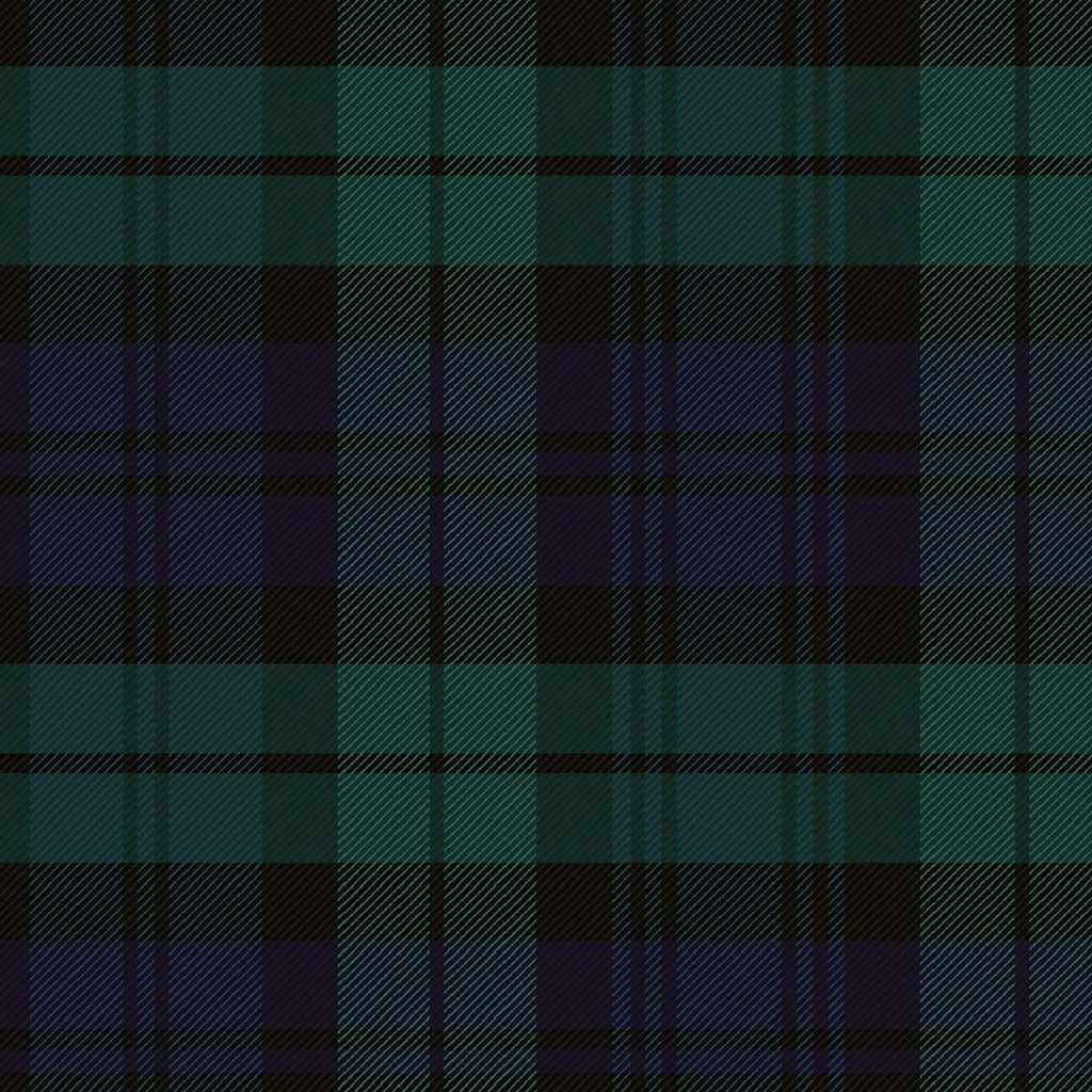 Plaid Comforter Set, Scottish Tartan Check Geometric Modern Pattern Printed, Soft Lightweight Bedding, 3 Pieces, Dark