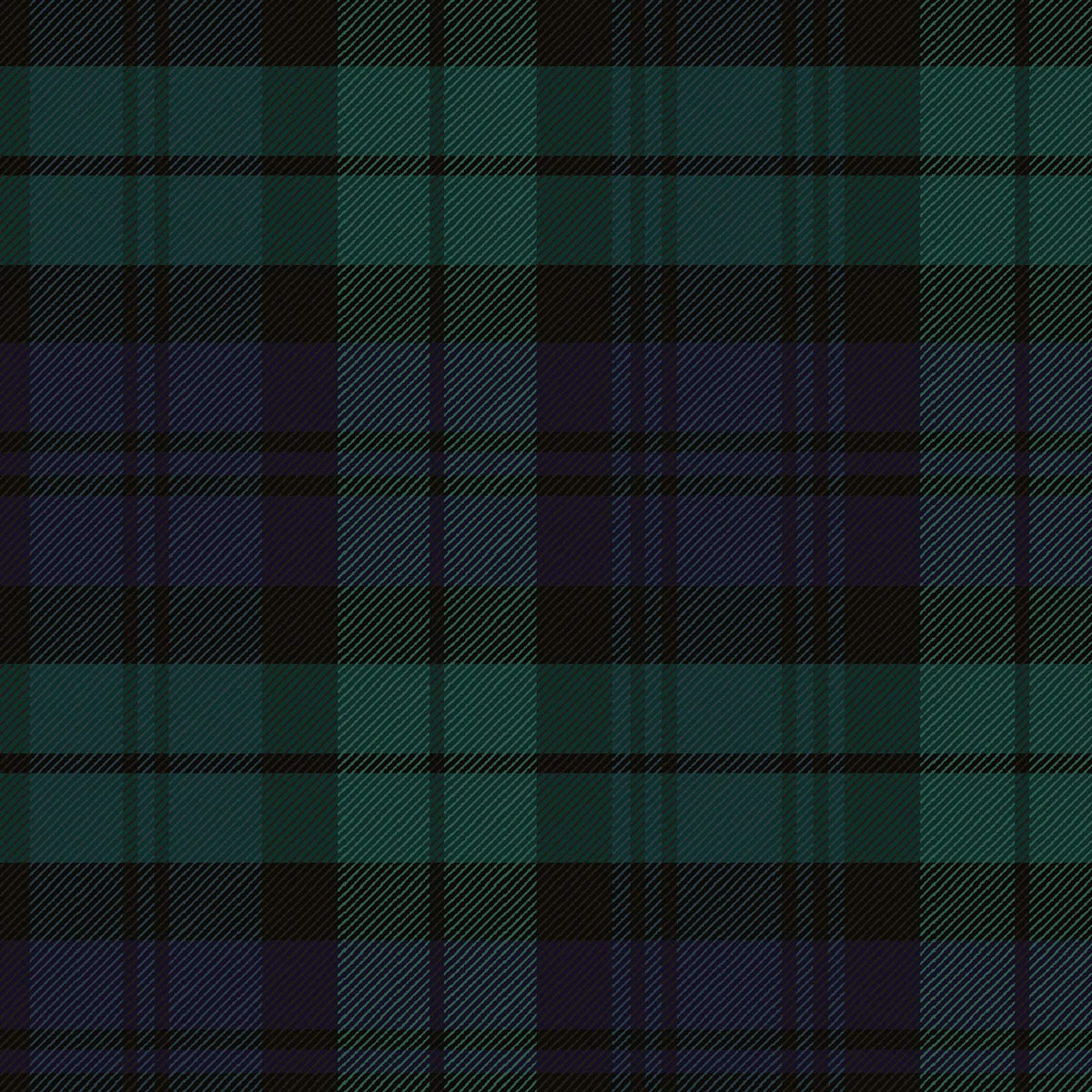 Plaid Comforter Set, Scottish Tartan Check Geometric Modern Pattern Printed, Soft Lightweight Bedding, 3 Pieces, Dark