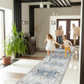 Non Slip Runners s, Washable, Long Ultra Soft Kitchen Runner Rug, Non Shedding for Accent Farmhouse (Grey, 2 X 12)