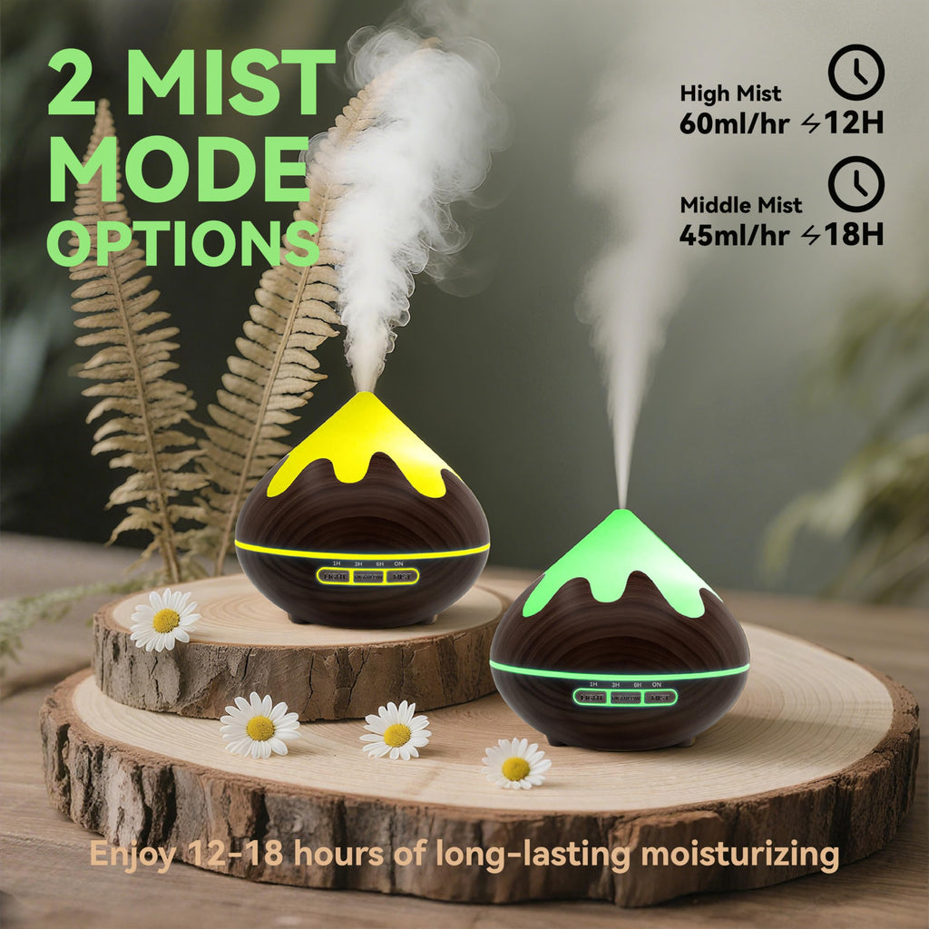Essential Oil Diffuser, Aromatherapy Diffuser with Remote Control, Multifunctional Air Diffusers Room