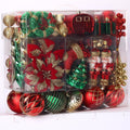 135-Pack Christmas Ornaments, Shatterproof Plastic Christmas Balls for Tree Decorations Baubles with Hanging Strings