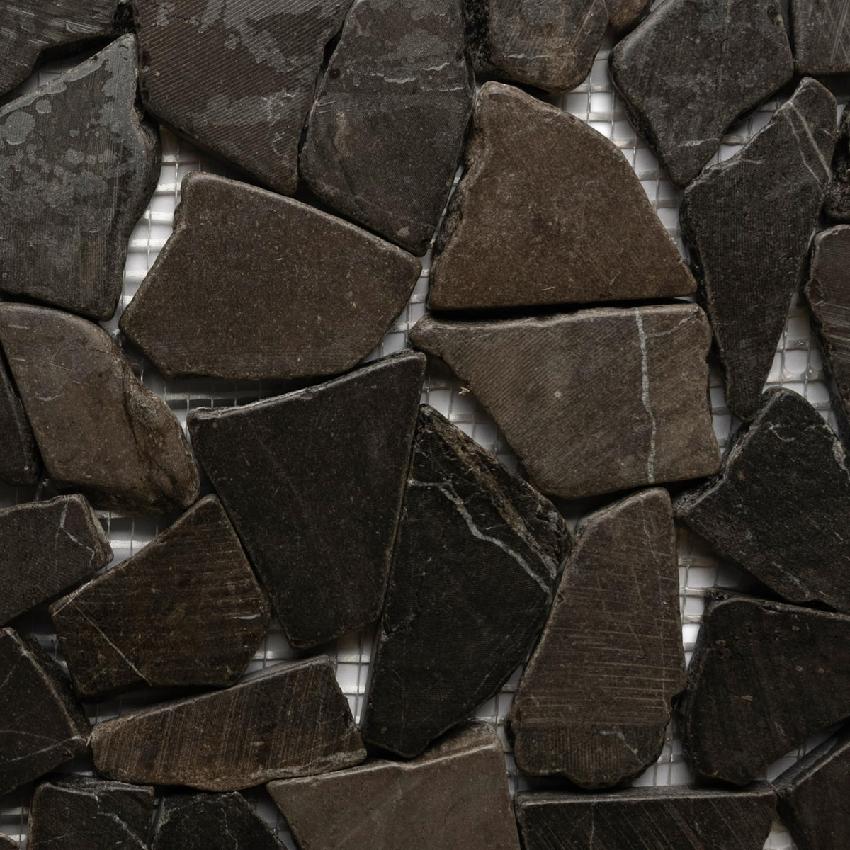 CNK Grey XL Stone - 12" x 12" Unpolished Natural Stone Backsplash, and Outdoor Flooring | Durable Eco-Friendly Easy