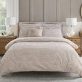 Martha Stripe Taupe Comforter Set - Comforter (68x88in.) and 1 Standard Sham (20x26in.) - Stripe - Taupe