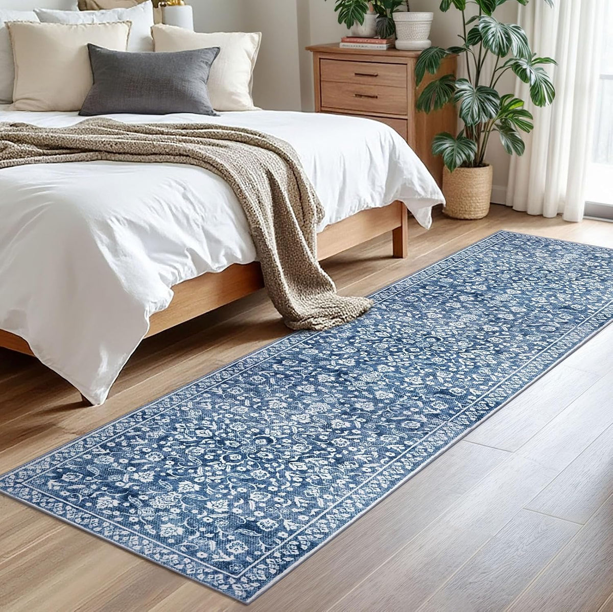 Washable Vintage Runner Rug Non Slip Runners
