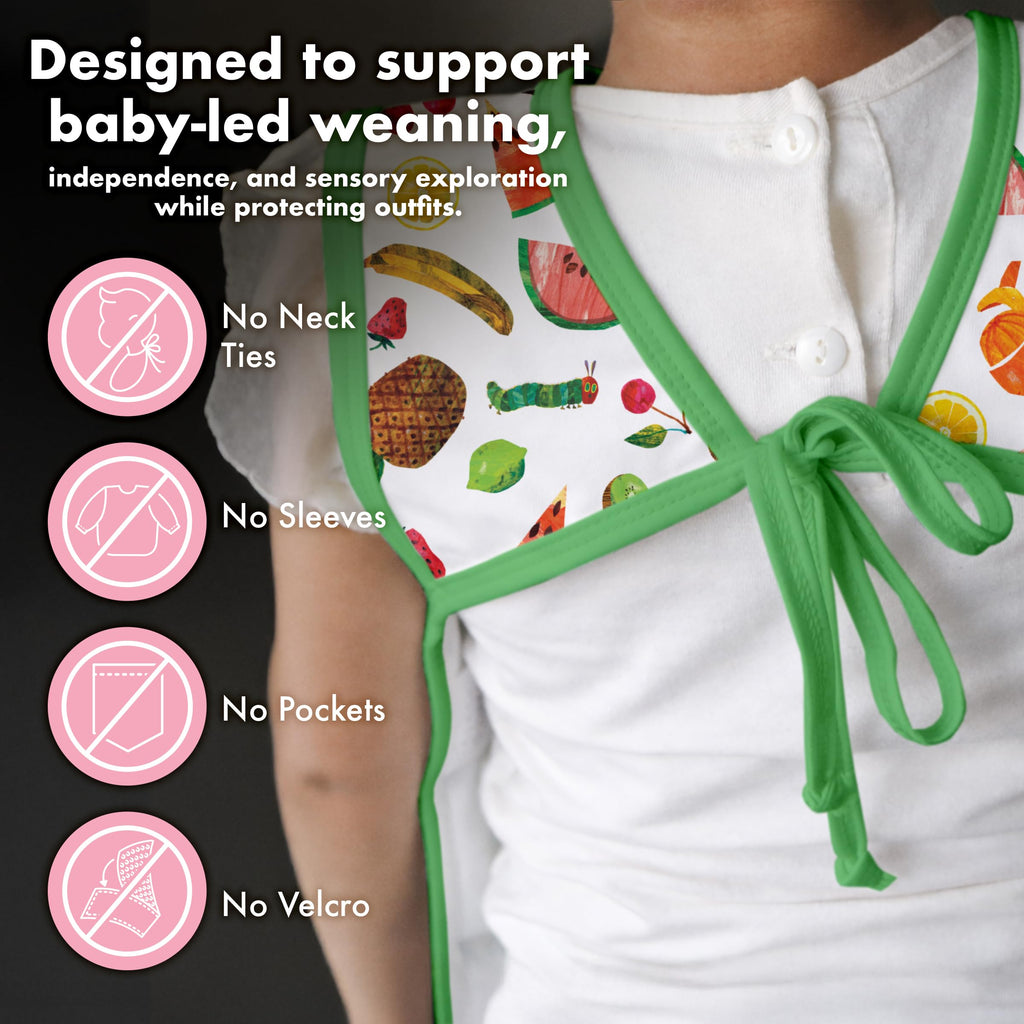 Watermelon Stripes Cooking Crafting Bib Smock Preschool 3-5