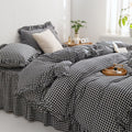 Black and White Gingham Duvet Cover