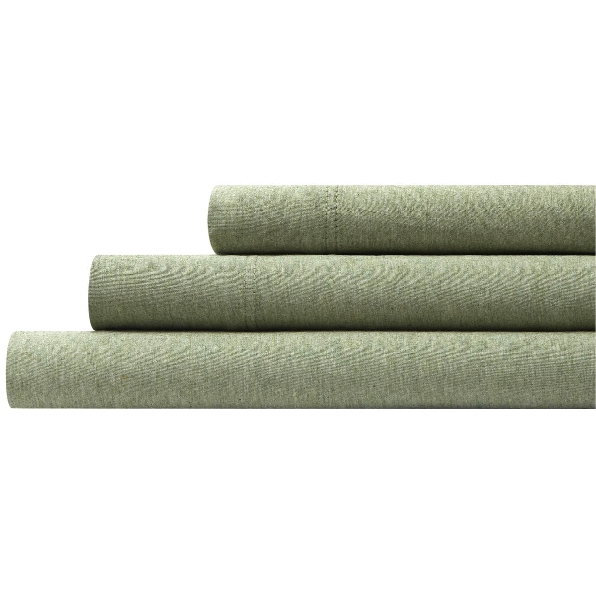 Super Soft Jersey Knit Sheet Set, 3 Piece Bed Sheets, Cotton Rich Jersey Sheets, Fits Mattresses up to 17" Deep, Twin