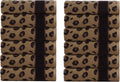 Oversized Bath Sheet - 2 Pack 100% Cotton Animal Print Towels | Extra Large 35 x 84 Leopard Cheetah Africa Safari 500
