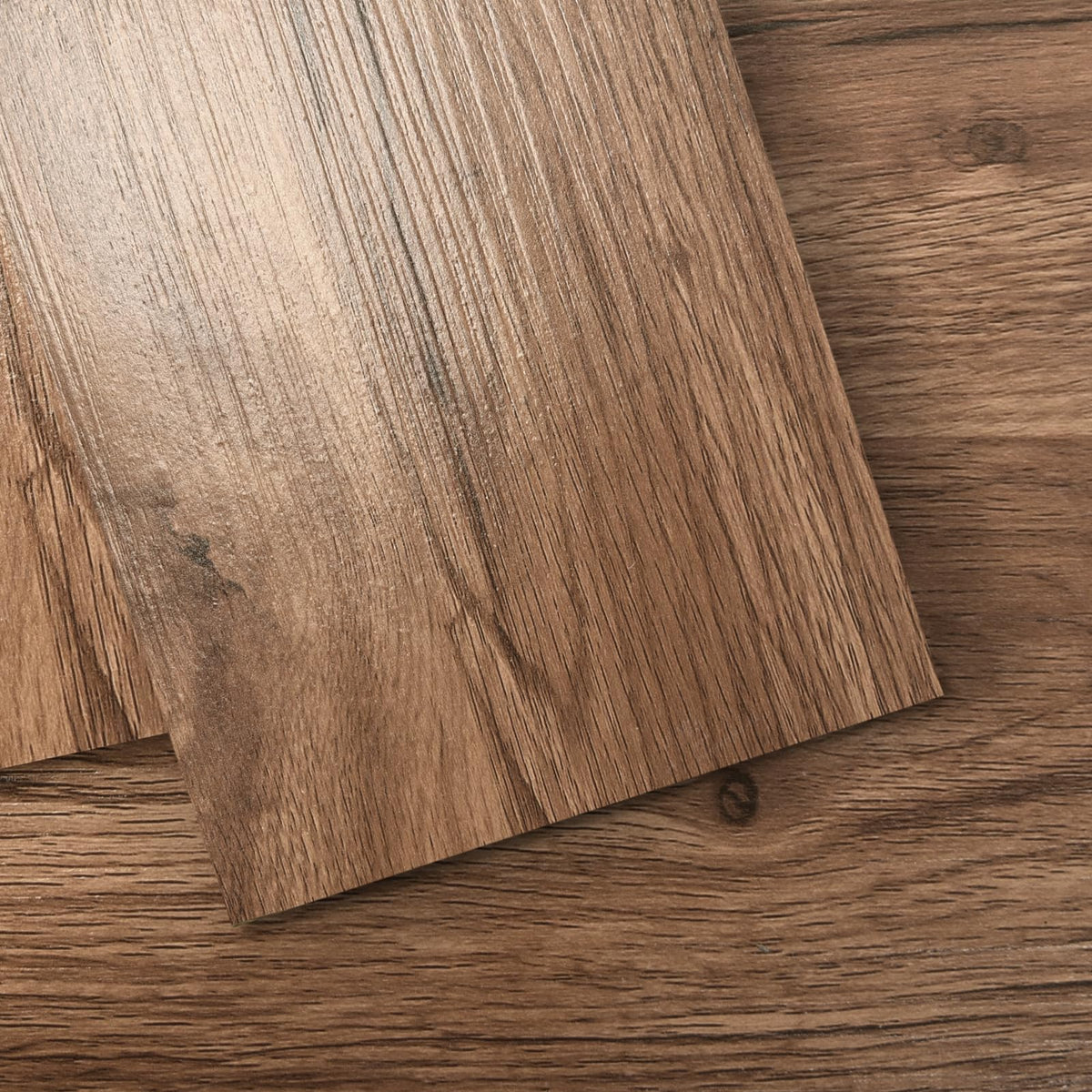 Wood Texture Peel and Stick Vinyl Floor Tiles, 36-Pack, Rosewood