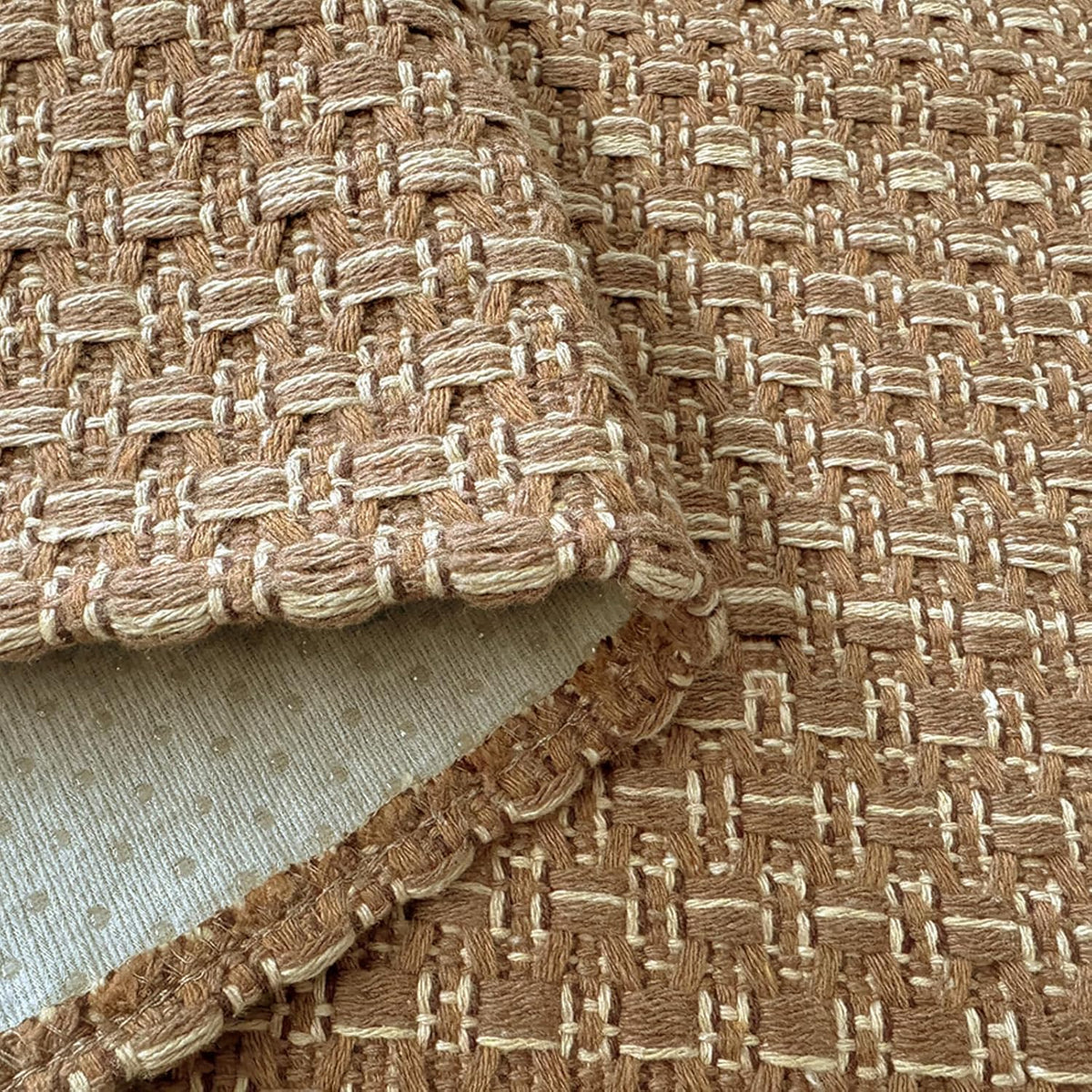 Hallway Washable Runner Rug, Boho Braided Kitchen Rugs,Neutral Entryway Rug,Faux Jute Rug,Non Slip Indoor