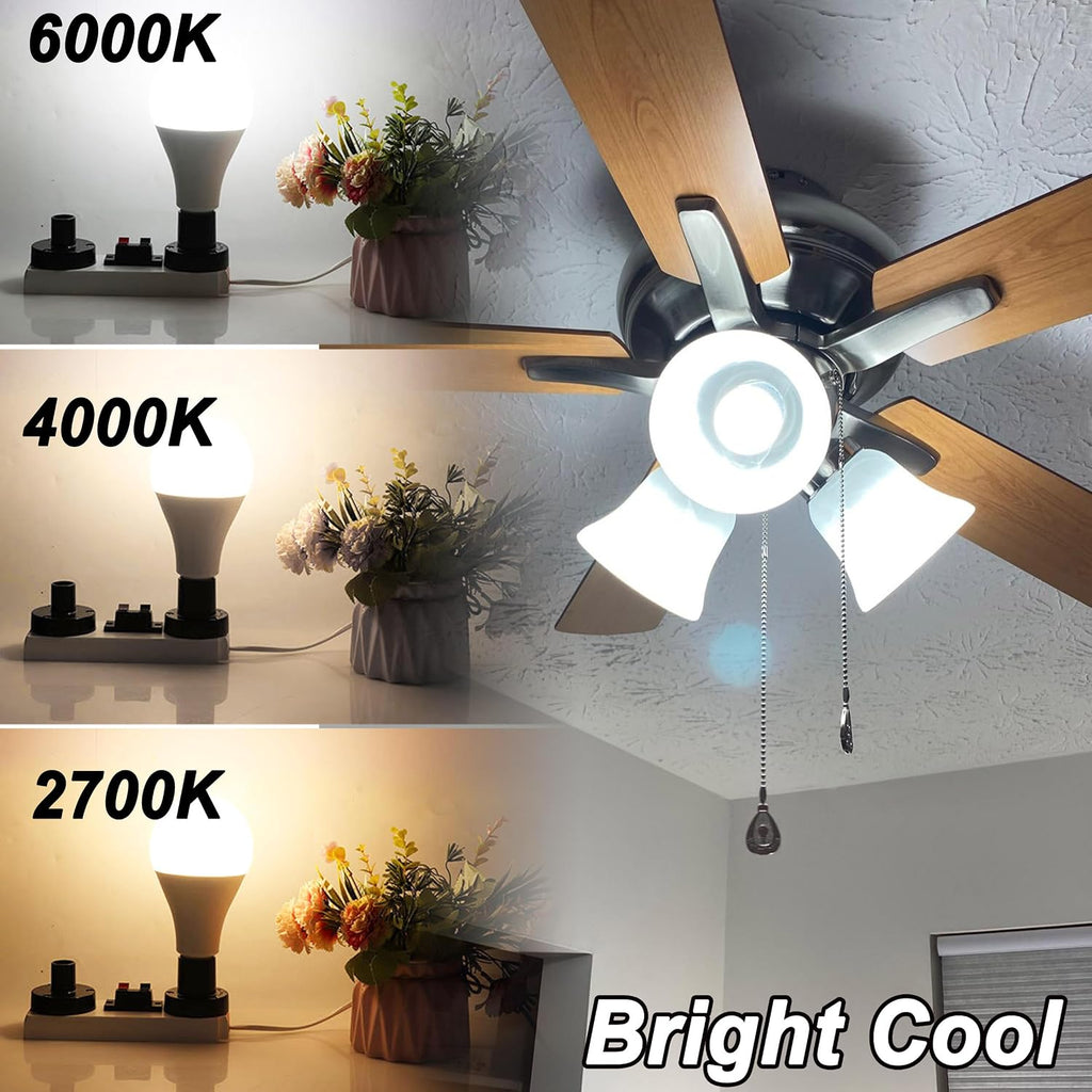 E12 100W Equivalent LED Candelabra Bulbs,6000K Daylight White