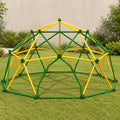 13ft Climbing Dome Kids Jungle Gym Outdoor, 1000 lbs Geometric Dome Climber Play Center, Rust & UV Resistant Steel
