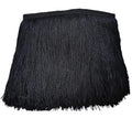 6" Chainette Fringe Trim Tassel Sewing Trim for DIY Craft Latin Dress Lamp Shade Decoration Black - 10 Yards