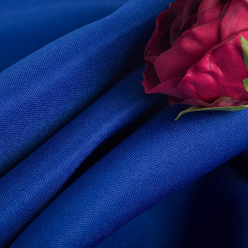 2pack 90 Inch Royal Blue Round Tablecloth in Washable Polyester Fabric for Wedding/Banquet/Restaurant/Parties