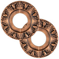 2 Pairs Split Ceiling Medallion,10" OD x 4" ID,Bronze