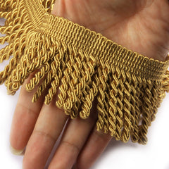 Bullion Fringe Trim 5 Yard x 2.5 Inches Curtain Fringes Trim