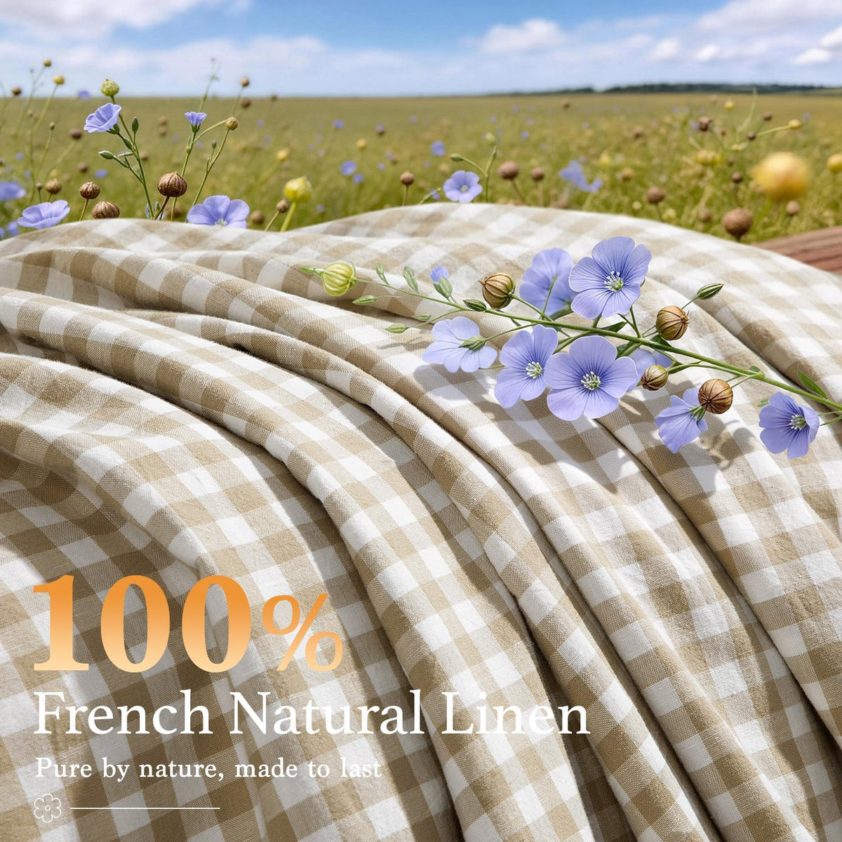 100% French Linen Sheets - Bed Sheets