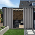 Waterproof Indoor/Outdoor Curtains Thermal Insulated