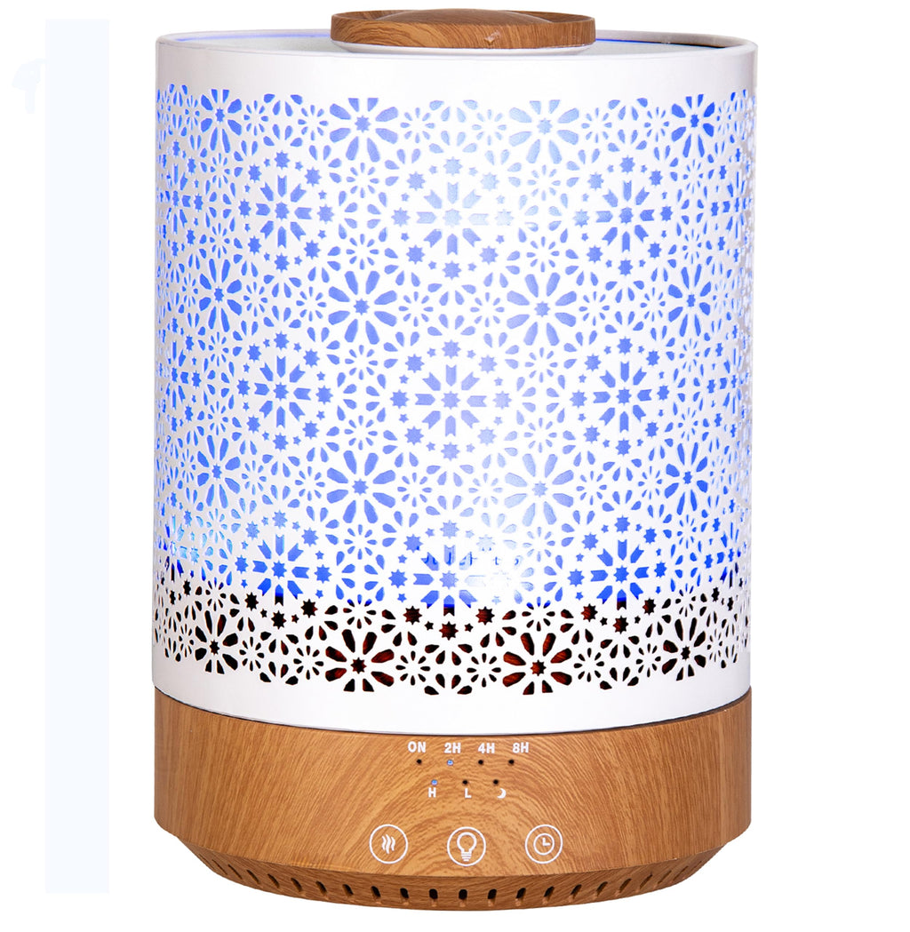2500 ML Humidifier with Essential Oil Diffuser Décor Wood Grain
