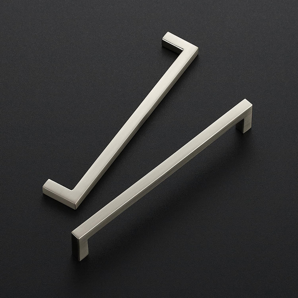 Brushed Nickel Cabinet Handles Cabinet Pulls 6-1/4 Inch CC, 10 Pack