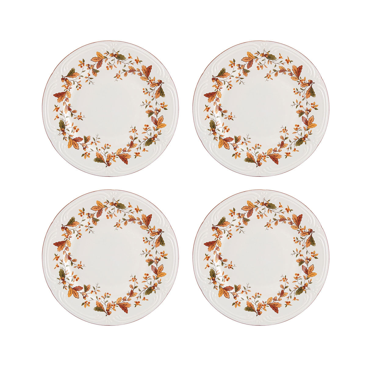 Autumn Berry 16 Piece Dinnerware Set, Service for 4, Multi Colored