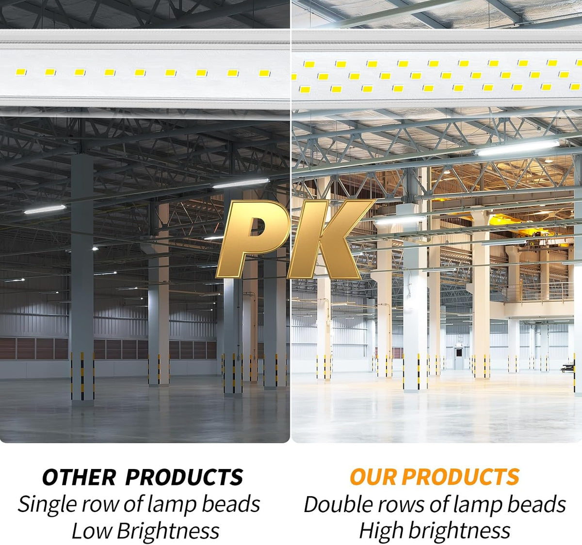 8ft Led Bulbs, T8 8 Foot Led Bulb for T12 Fluorescent Replacement, 72W 9000lm 8' Led Tubes 96" FA8 Single Pin, Three