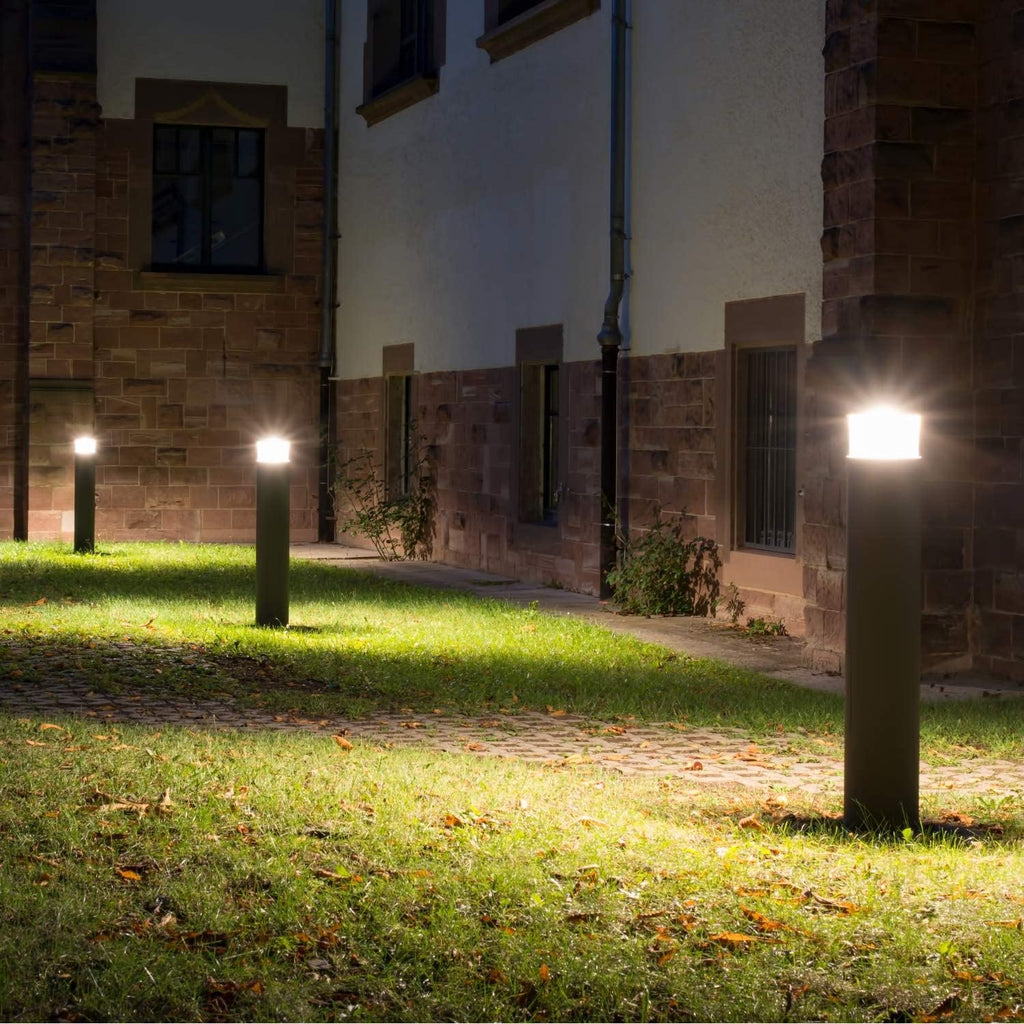 Bollard Light 39", 120-277V, 20W, 3CCT 3000-5000 Kelvin, Flat