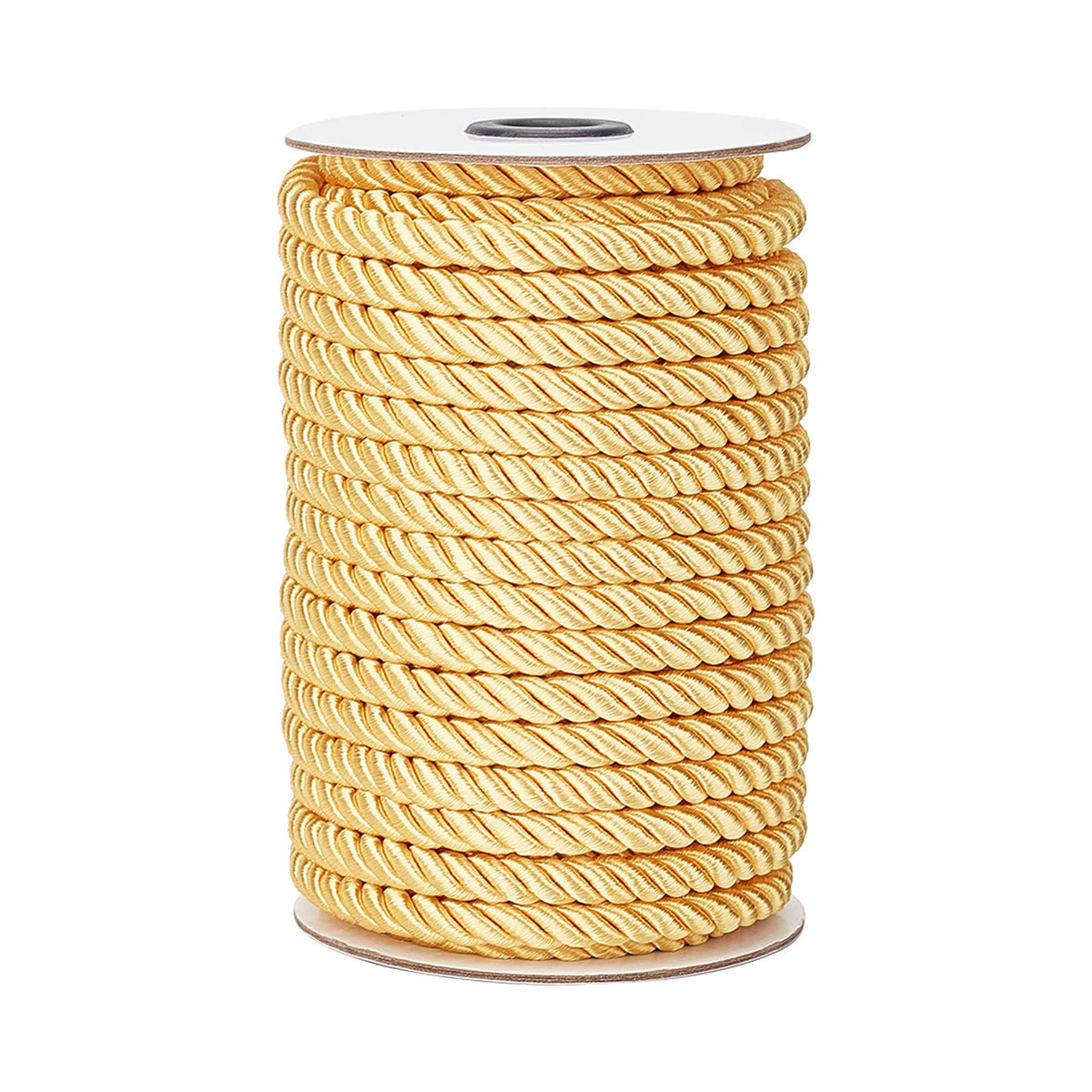 M 20 Yards Twisted Cord Trim Gold Decorative Rope Thread Graduation Honor Cord Silk Ropes Satin Shiny Cords for - 8m
