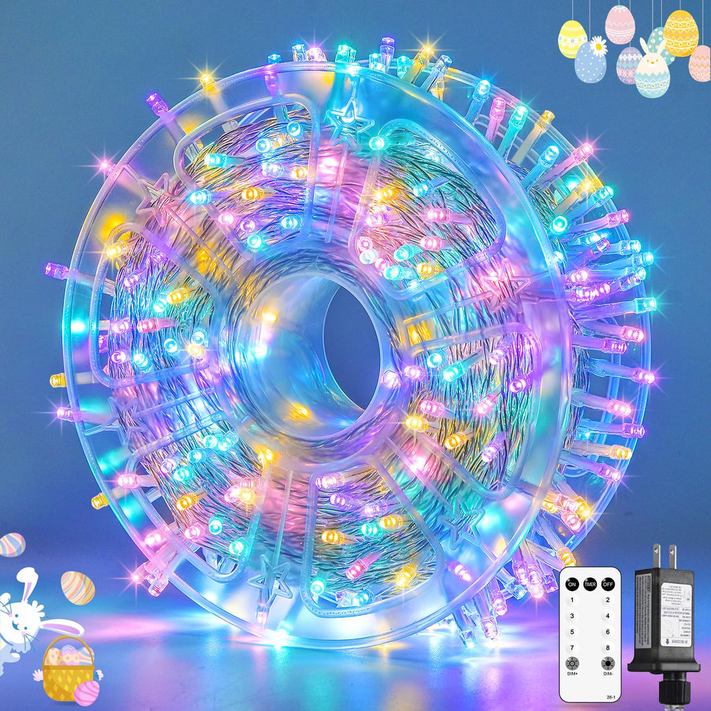 400 LED Easter Lights Indoor Outdoor, Easter String Lights