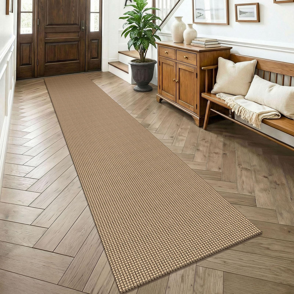Boho 2x14 Runners Rugs, Long Washable Runner Rug, Woven Non Slip Kitchen Runner, Farmhouse Entryway Rug, Floor
