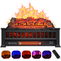 20" Electric Fireplace Logs Heater Insert with Remote Home Decor Christmas