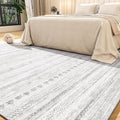 Area Rugs Machine Washable Rug Distressed Indoor Carpet Neutral Moroccan Boho Rug Ultra Soft Area Rug Dining