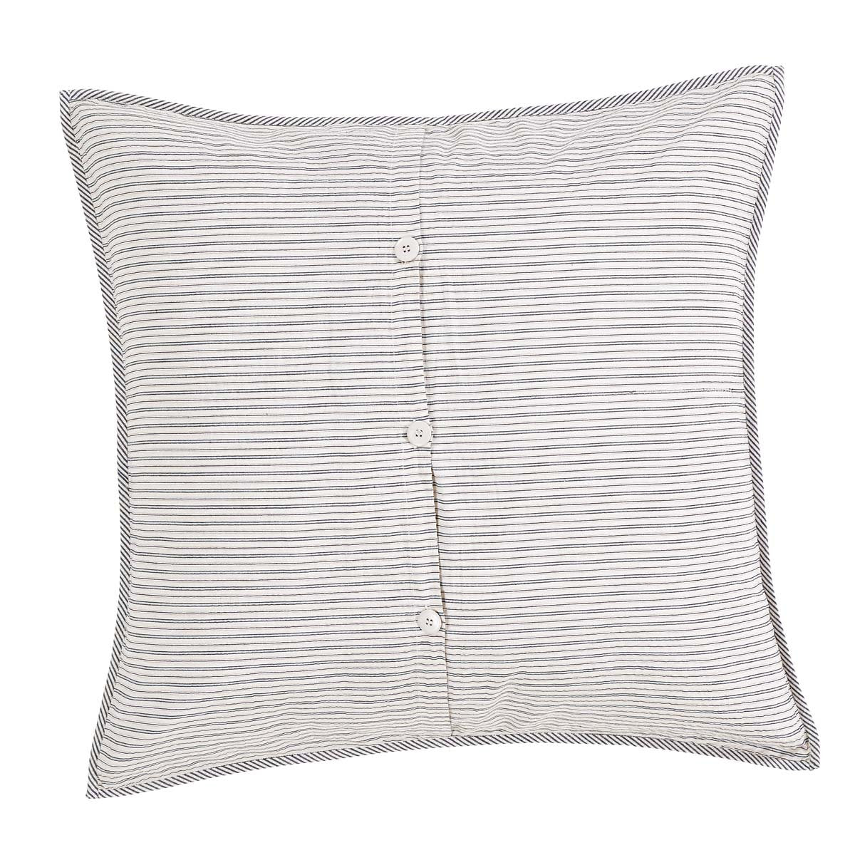 Ashmont Bedding Accessory, Ticking Stripe Euro Sham 26x26