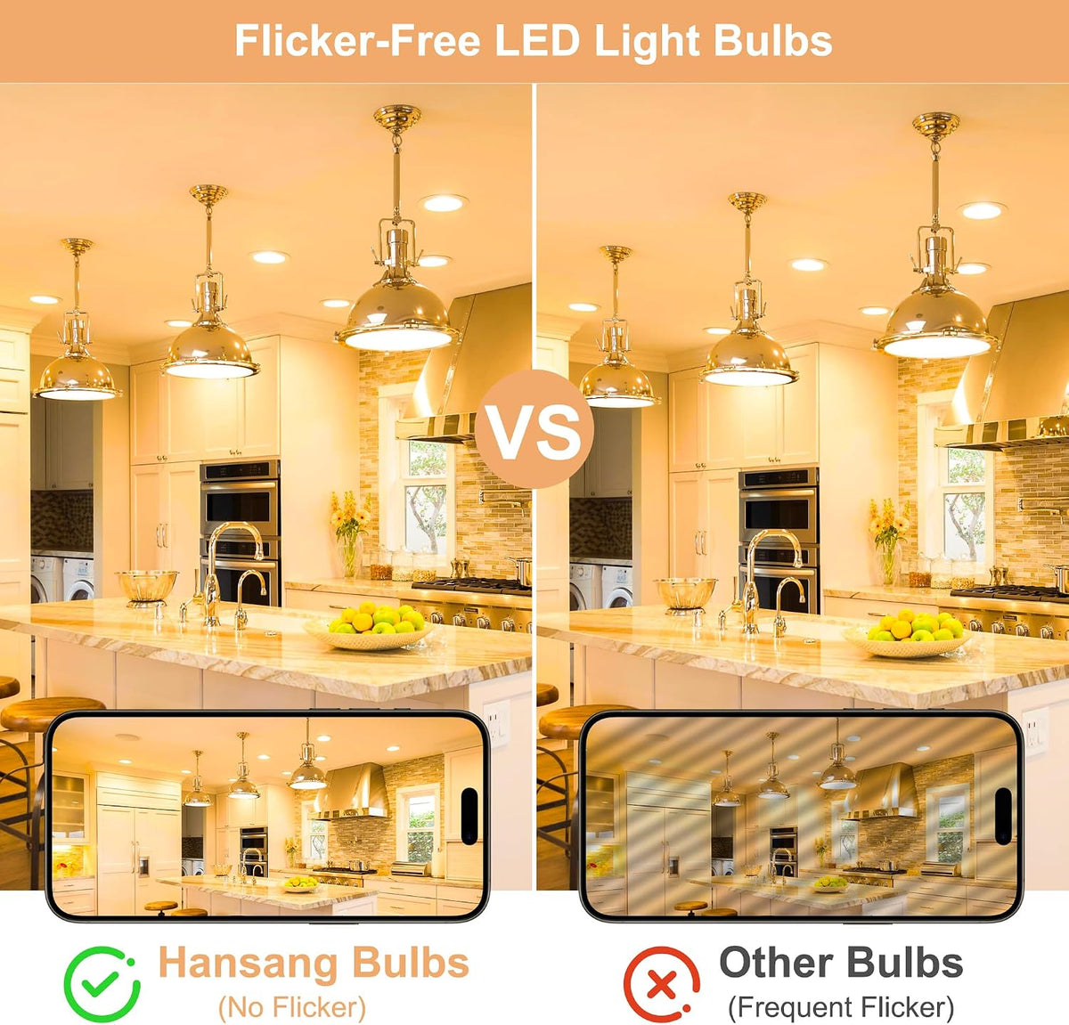 A19 LED Light Bulbs 2700K Soft White E26 Base 60 Watt Equivalent