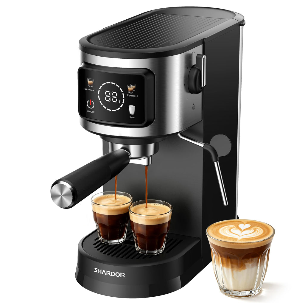 Espresso Machine with Milk Frother, for Cappuccino and Latte