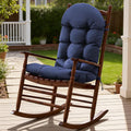 Rocking Chair Cushions, Indoor/Outdoor Adirondack Chair Cushion, Waterproof and Fade-Resistant Rocking Chairs Pads