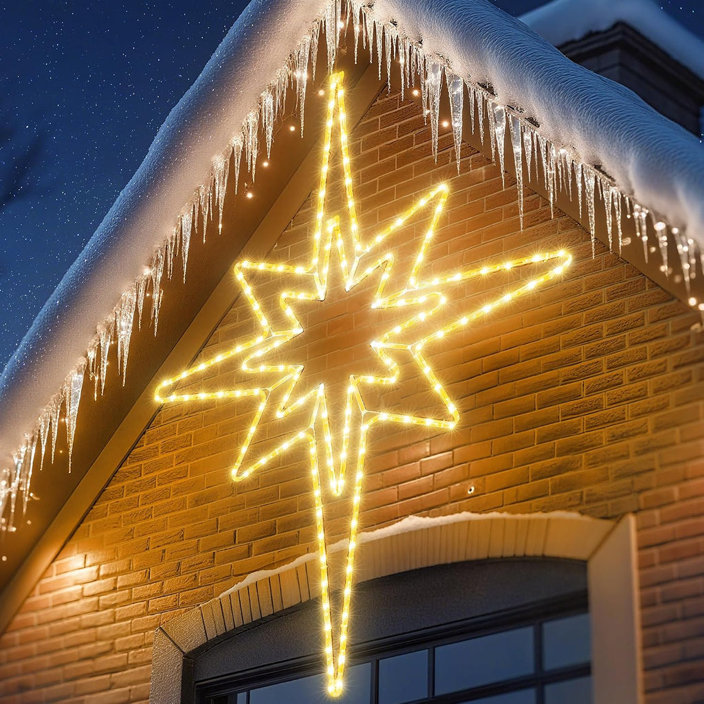 45IN Christmas Lights Outdoor Waterproof Super Bright Bethlehem Star