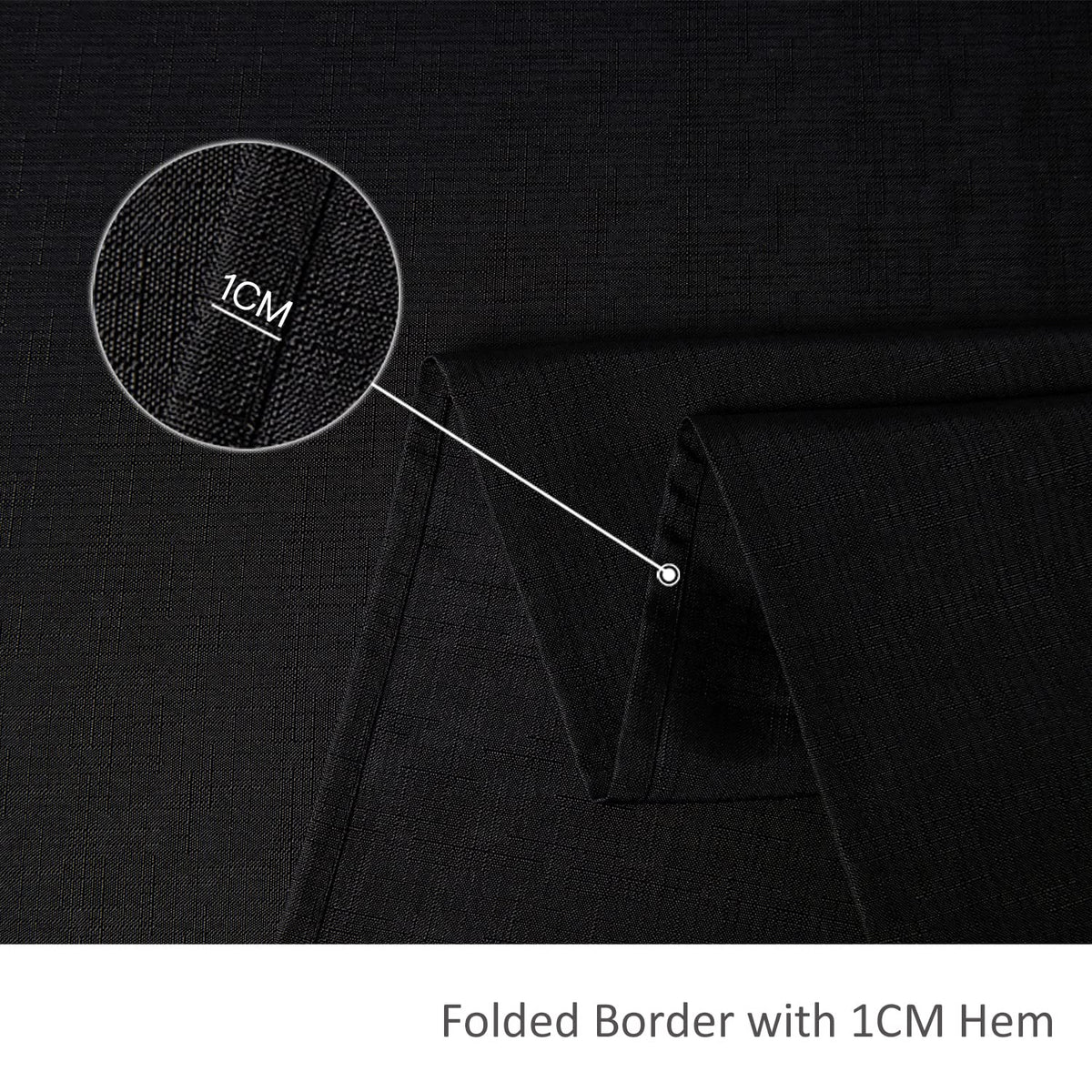 Jacquard Tablecloth Stain Resistant Waterproof Wrinkle Resistant Spillproof Washable Soft Slubby Texture Table Cloth