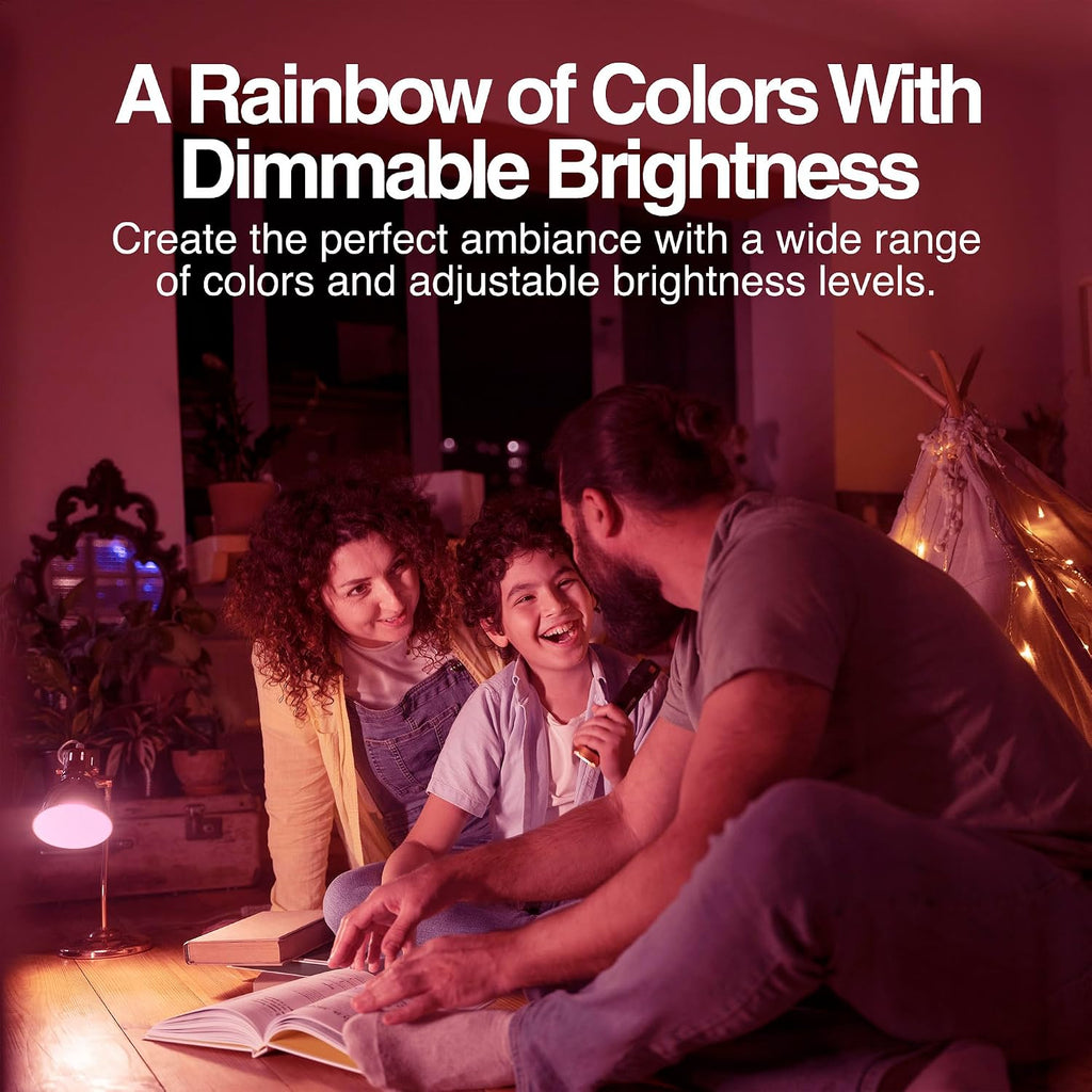 BR30 Wi-Fi Smart Bulb, 750 Lumens - Voice Controlled RGB Color Changing LED, Compatible with Alexa & Google Home