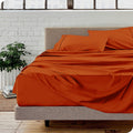 4 Piece 100% Egyptian Cotton Queen Size Sheet Set Luxury Ultra Soft Bed Sheets Fits Mattress Upto 18" Inch Deep