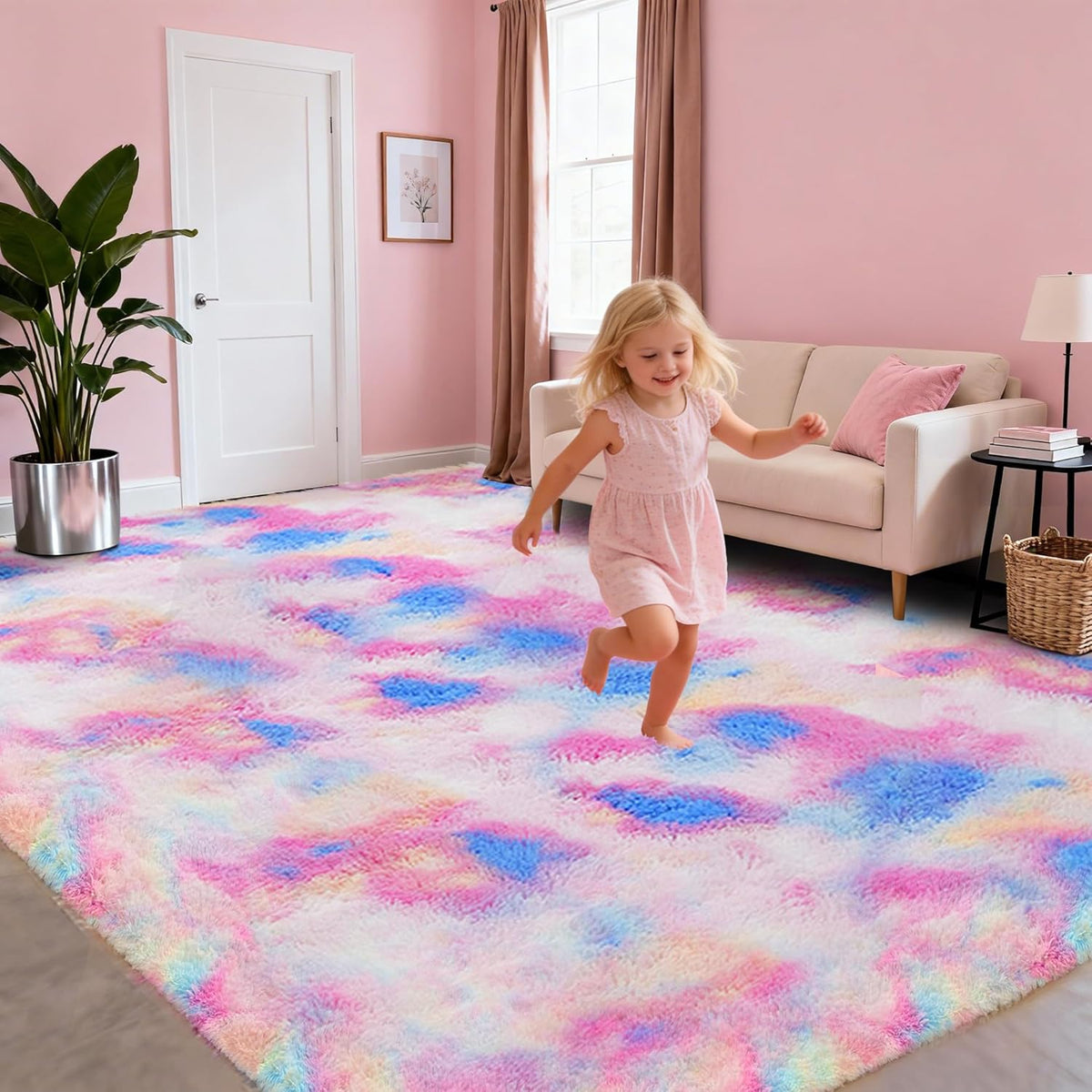 Feet Rainbow Unicorn Colorful Kids Rugs