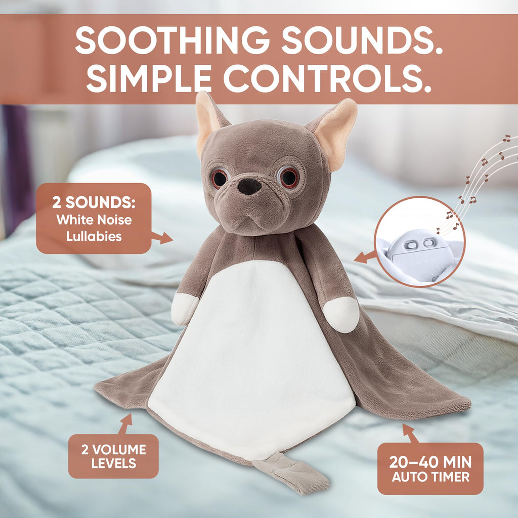 Baby Lovey Sound Machine - Lullaby & White Noise - Frenchie