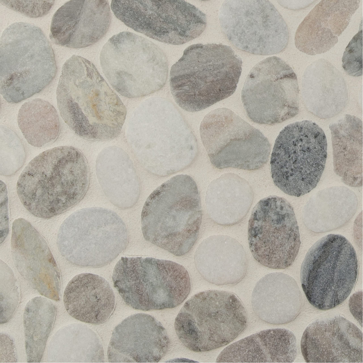 Marble Pebble Wall Tile | Puebla Greige | 11.75" x 11.75"