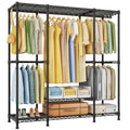 E3 Heavy Duty Garment Rack 4-Tier Freestanding Closet Organizer System