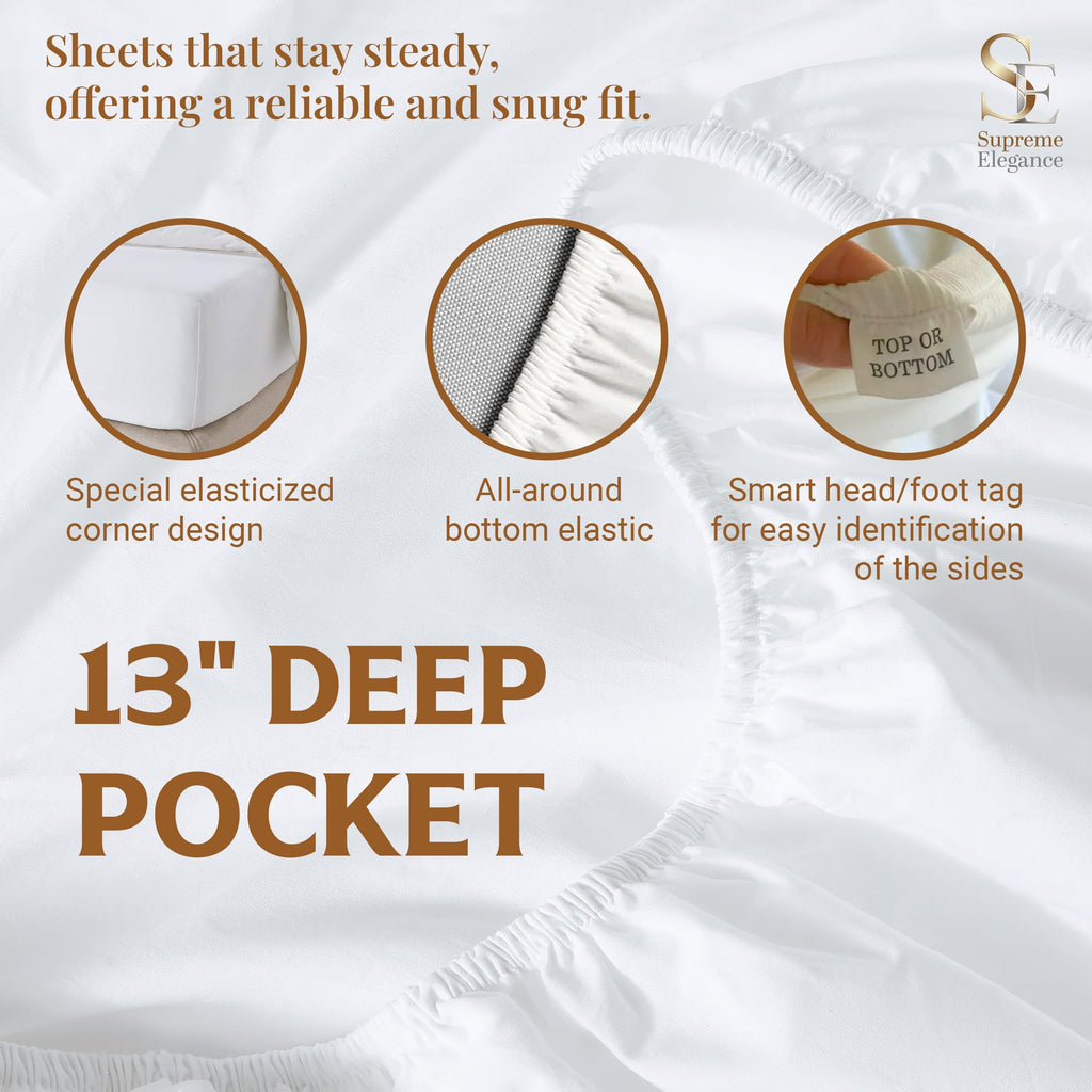 Cotton Rich Percale Twin XL Dorm Sheet Set - Soft Pink