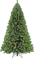 7.5 Foot Pre-Lit Northern Fir Artificial Christmas Tree with 500 Clear Lights, Green