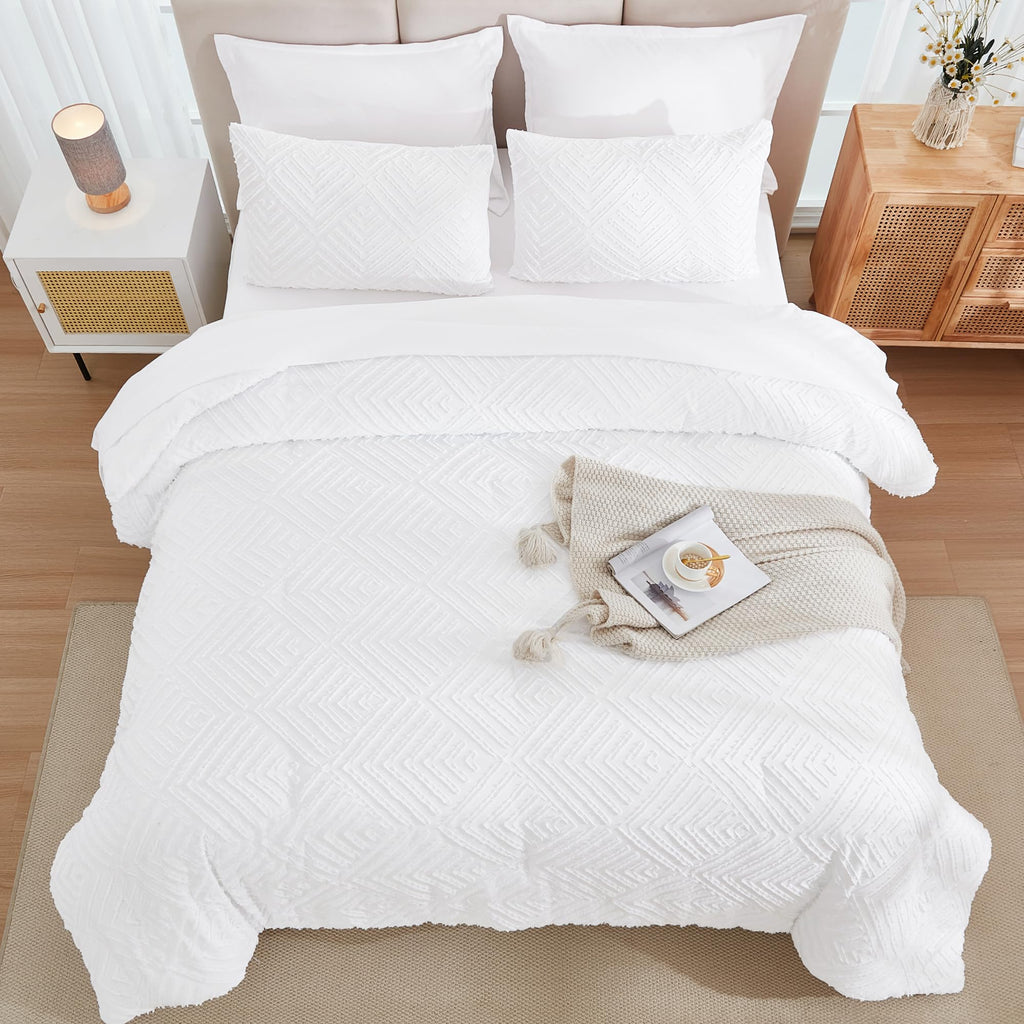 Oversized King Comforter 120x98, White
