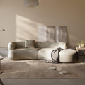 Formia Boucle Curved Sectional Couch