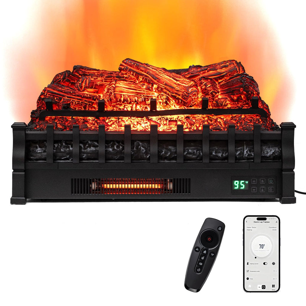 Electric Fireplace Insert Pinewood Log Set (26" WiFi)
