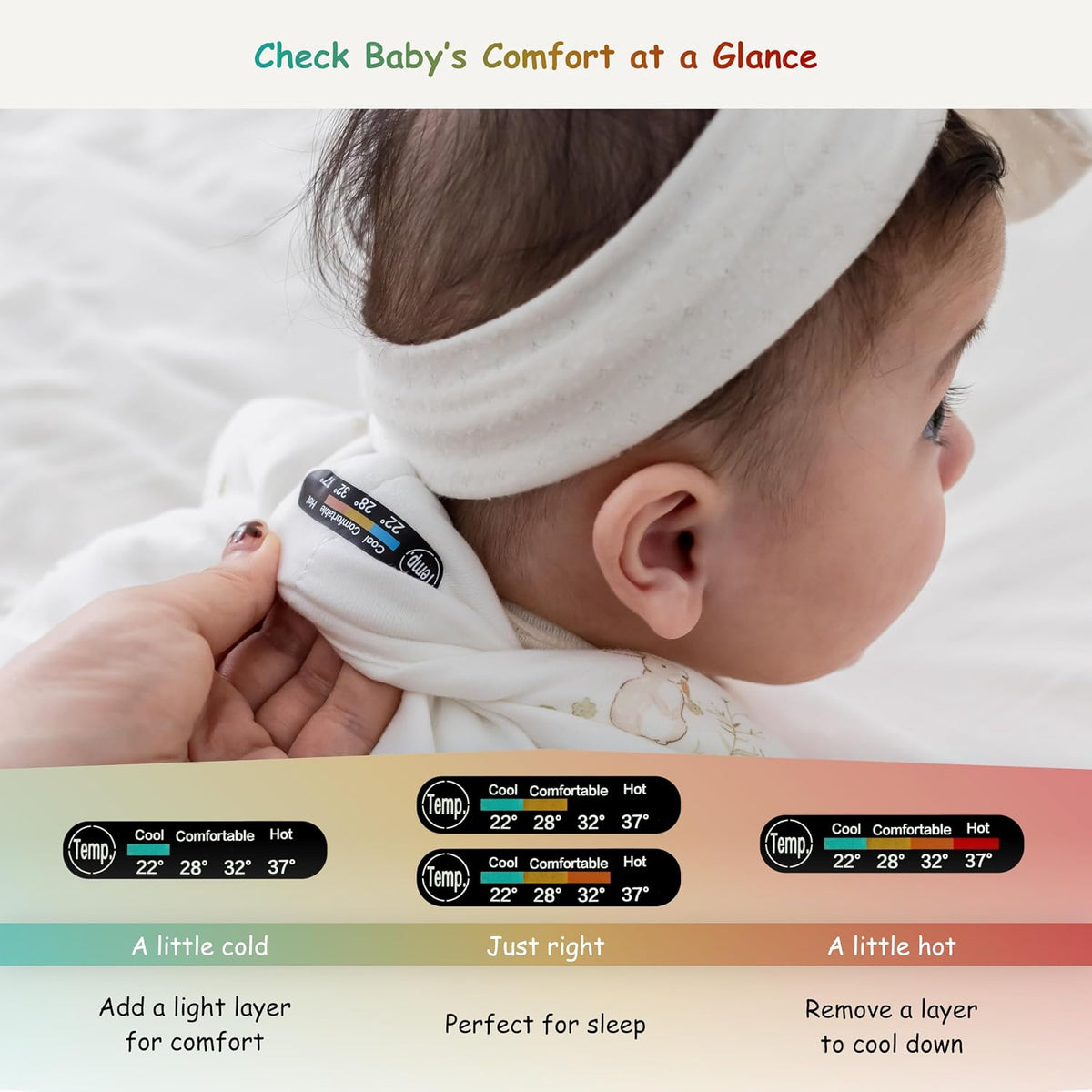 0.5 TOG Summer Baby Sleep Sack, Ultra Soft Bamboo Rayon